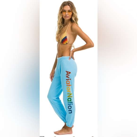 Aviator Nation Tops - Aviator Nation Sweatpants Sky XL
